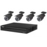 Sistema de Circuito Cerrado de Seguridad DVR y 4 Cámaras  OF4041 Officinca