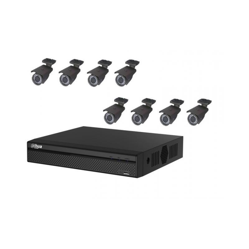 Sistema de Circuito Cerrado de Seguridad DVR y 8 Cámaras  OF4081 Officinca