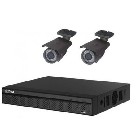 Sistema de Circuito Cerrado de Seguridad DVR y 2 Cámaras  OF4021 Officinca