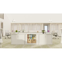 Armario Austin medio, funcional y discreto sin renunciar a la capacidad de almacenamiento.