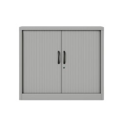 Armario metálico Austin medio, diseño compacto y práctico para despachos o zonas de trabajo pequeñas.