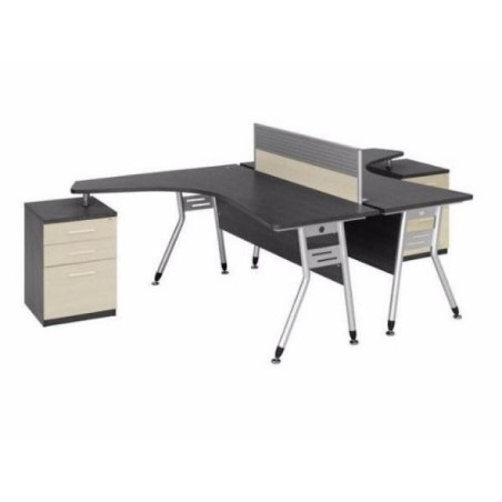 Escritorio Modular doble  Lazzio Officinca